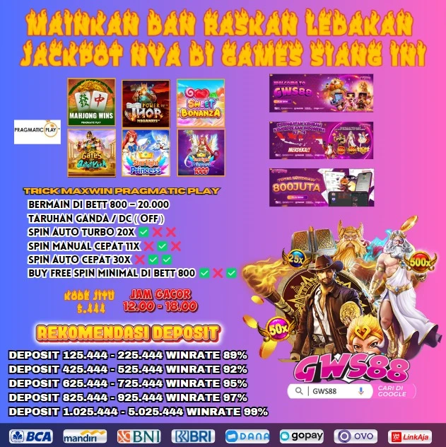 MAINKAN DAN RASAKAN LEDAKAN JP NYA DI GAME SIANG INI