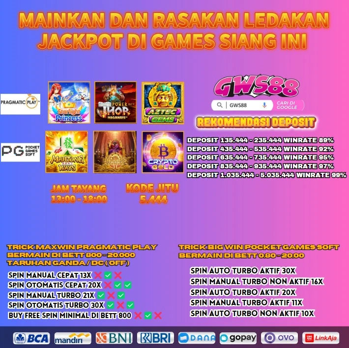 MAINKAN DAN RASAKAN LEDAKAN JP DI GAMES SIANG INI