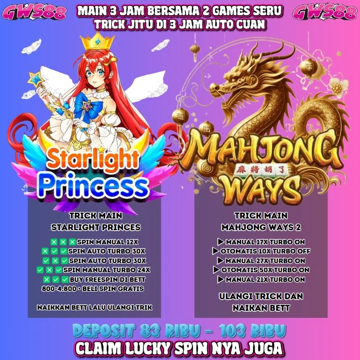 MAIN 3 JAM BERSAMA 2 GAMES SERU, TRIK JITU DI 3 JAM AUTO CUAN