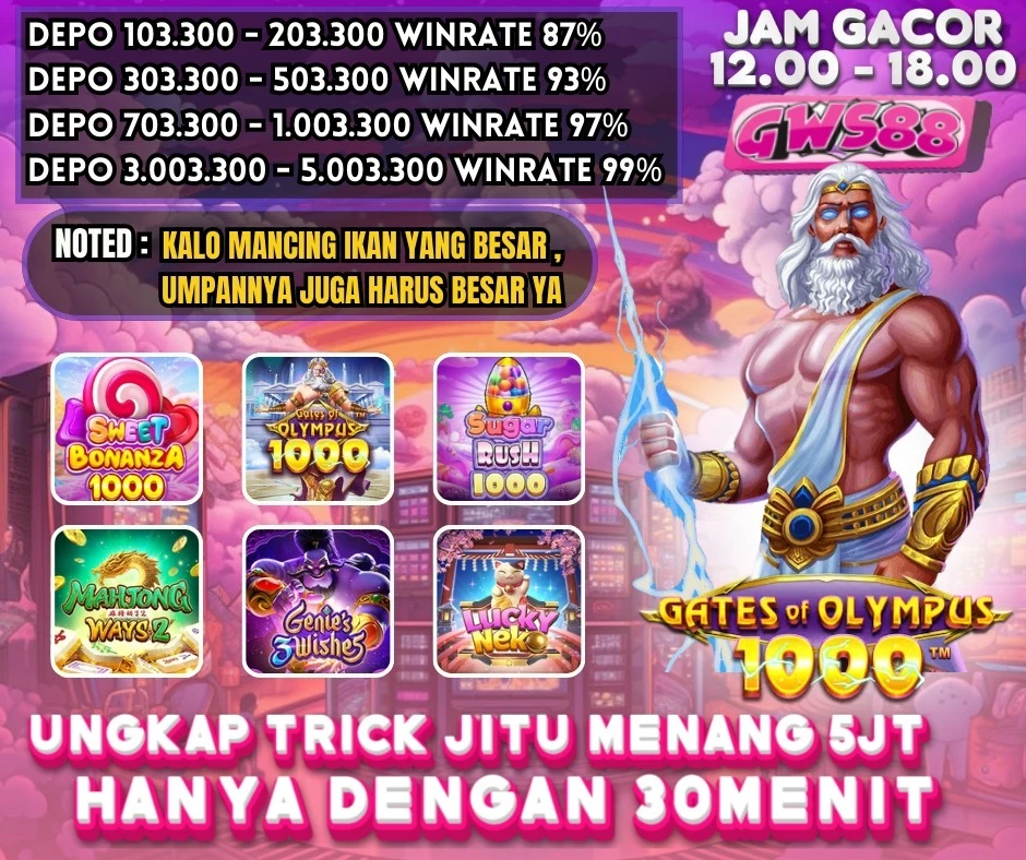 UNGKAP TRICK JITU MENANG 5JT HANYA DENGAN 30MENIT BERLAKU DI HARI INI 📢