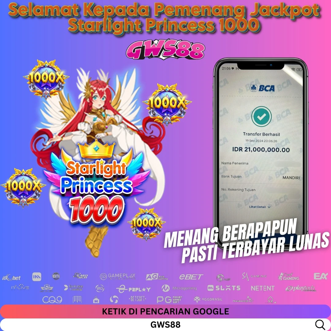 GWS88 JACKPOT SLOT STARLIGHT PRINCESS